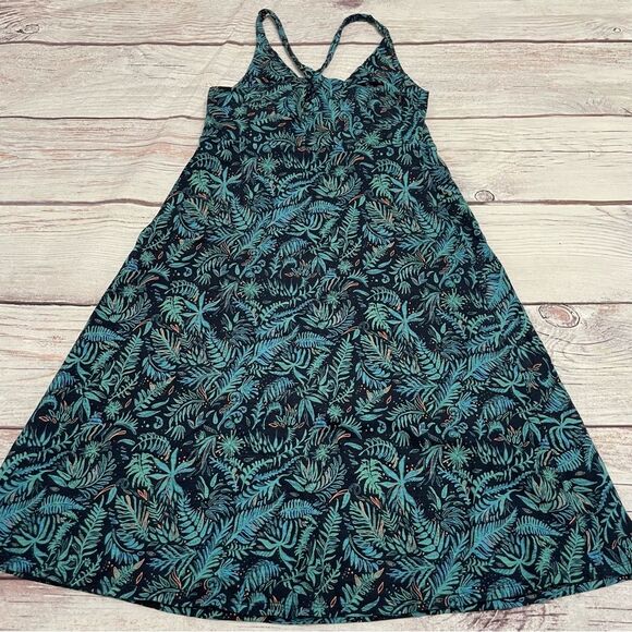 Patagonia Women's Amber Dawn Dress - IFNN Blue Green Size S - Picture 4 of 9